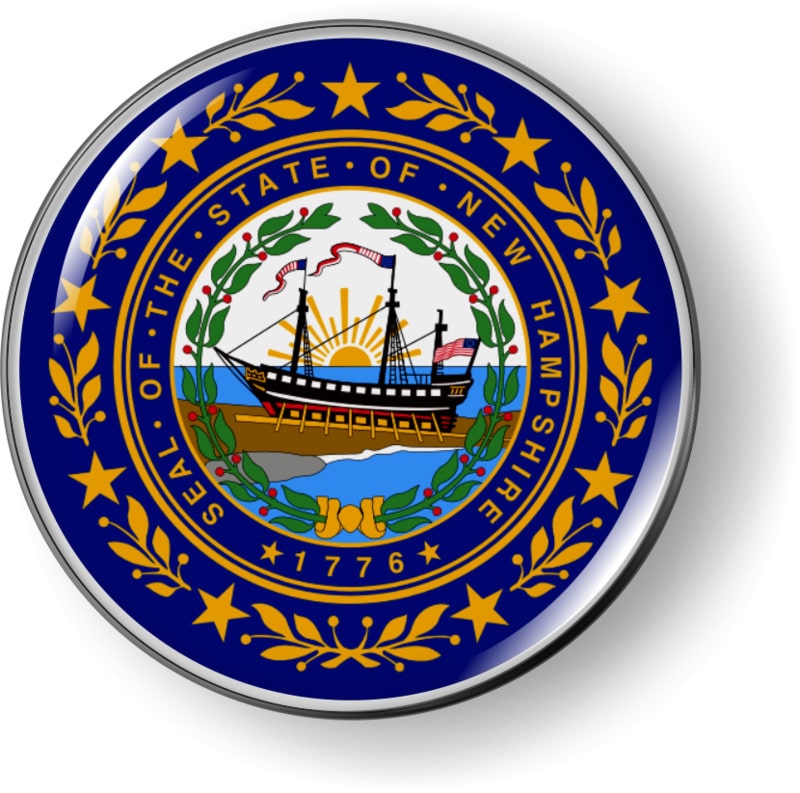 New Hampshire - State Flag Emblem